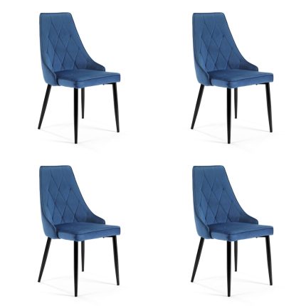 4x KRZESŁO SJ.054 GRANATOWY