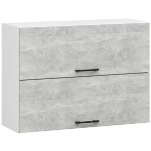 Szafka OLIWIA W80 G2 H580 BIAŁA / BETON