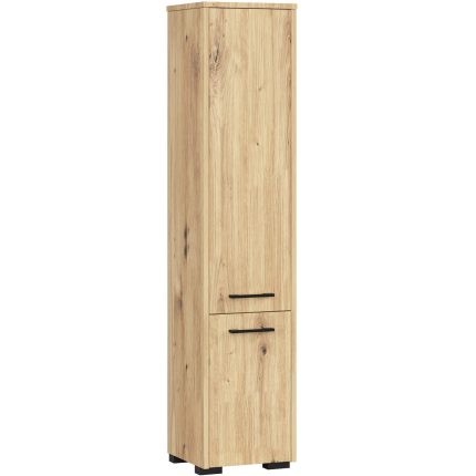 SŁUPEK REGAŁ ŁAZIENKOWY FIN 2 DRZWI DĄB ARTISAN