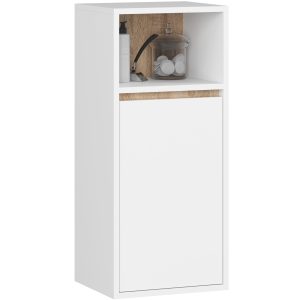 SZAFKA ŁAZIENKOWA WISZĄCA VAMI W35 1D 1W BIAŁA / DĄB SONOMA