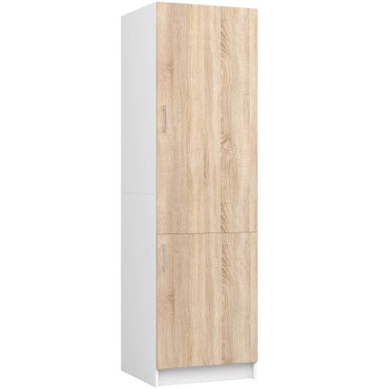 Szafka LIMA S60LO/205 BIAŁY/DĄB SONOMA