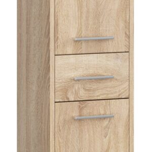 SZAFKA ŁAZIENKA FIN SŁUPEK 30 2D 1SZ 85cm PK DĄB SONOMA