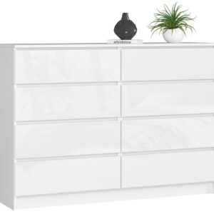 KOMODA K140 8SZ CLP PK BIAŁY POŁYSK