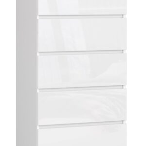 KOMODA K60 5SZ CLP PK BIAŁY POŁYSK