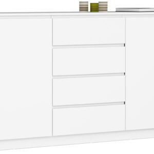KOMODA K160 2D 4SZ CLP PK BIAŁY
