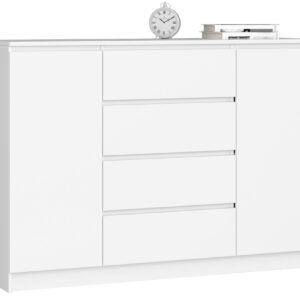 KOMODA K140 2D 4SZ CLP PK BIAŁY