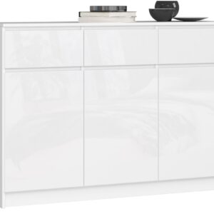 KOMODA K140 3D 3SZ CLP PK BIAŁY POŁYSK