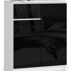 KOMODA K80 2D 1SZ CLP PK CZARNY POŁYSK