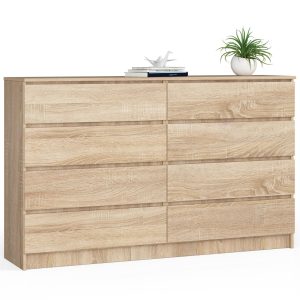 KOMODA K160 8SZ CLP PK DĄB SONOMA