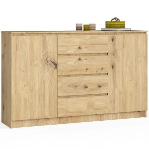 KOMODA K160 2D 4SZ CLP PK DĄB ARTISAN