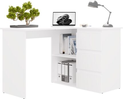 Biurko NICEA PRAWE BIAŁY