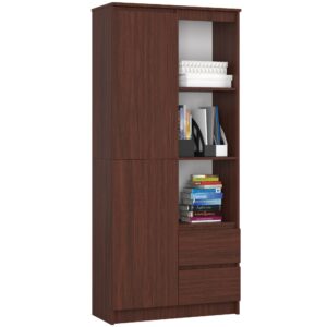 REGAŁ R11 R80 1D 2SZ CLP PK WENGE